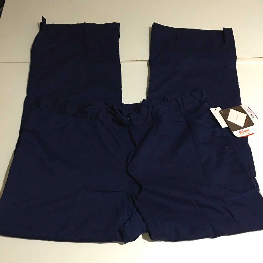 New Greys Anatomy Navy Indigo Scrubs  Women's Navy Pants Large With Tags
